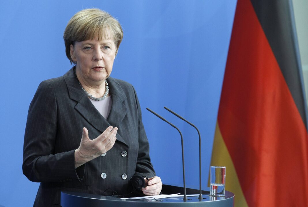 German Chancellor Merkel addresses media in Berlin