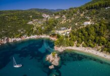 Φωτιά τώρα σε δασική έκταση στη Σκόπελο, σηκώθηκαν 3 αεροσκάφη και 1 ελικόπτερο