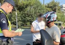 996 έλεγχοι και βεβαιώθηκαν 77 παραβάσεις για μη χρήση κράνους