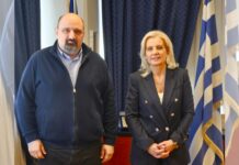 Χρ. Τριαντόπουλος με Ρ. Καραλαριώτου για την ωρίμανση της μελέτης του Περιφερειακού προς το Πήλιο