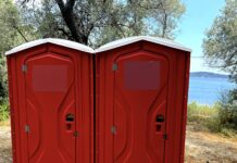 Χημικές τουαλέτες στις παραλίες της Σκιάθου
