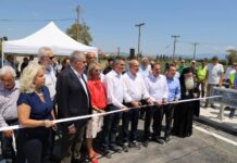 Εγκαινιάστηκε η γέφυρα του Ξηριά στον Αλμυρό