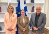 Ζ. Μακρή – Σ. Περίσσης με την ΓΓ Δημόσιας Περιουσίας Α. Γιαννακάκη