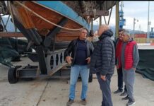 Πλήρη συντήρηση της Αργούς – Στο λιμάνι ο Α. Μπέος με τον ναυπηγό Ν.Ρέππο